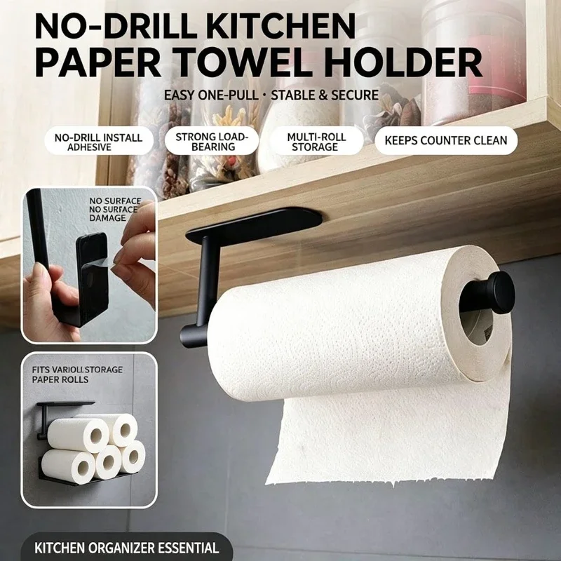 Commercial Kitchen Wall Shelves - Rak Gantung Penyimpanan Tisu Kamar Mandi,
