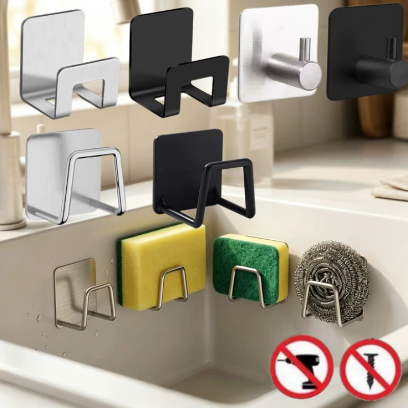 Commercial Kitchen Wall Shelves - Tempat Spons Dapur Rak Spons Wastafel