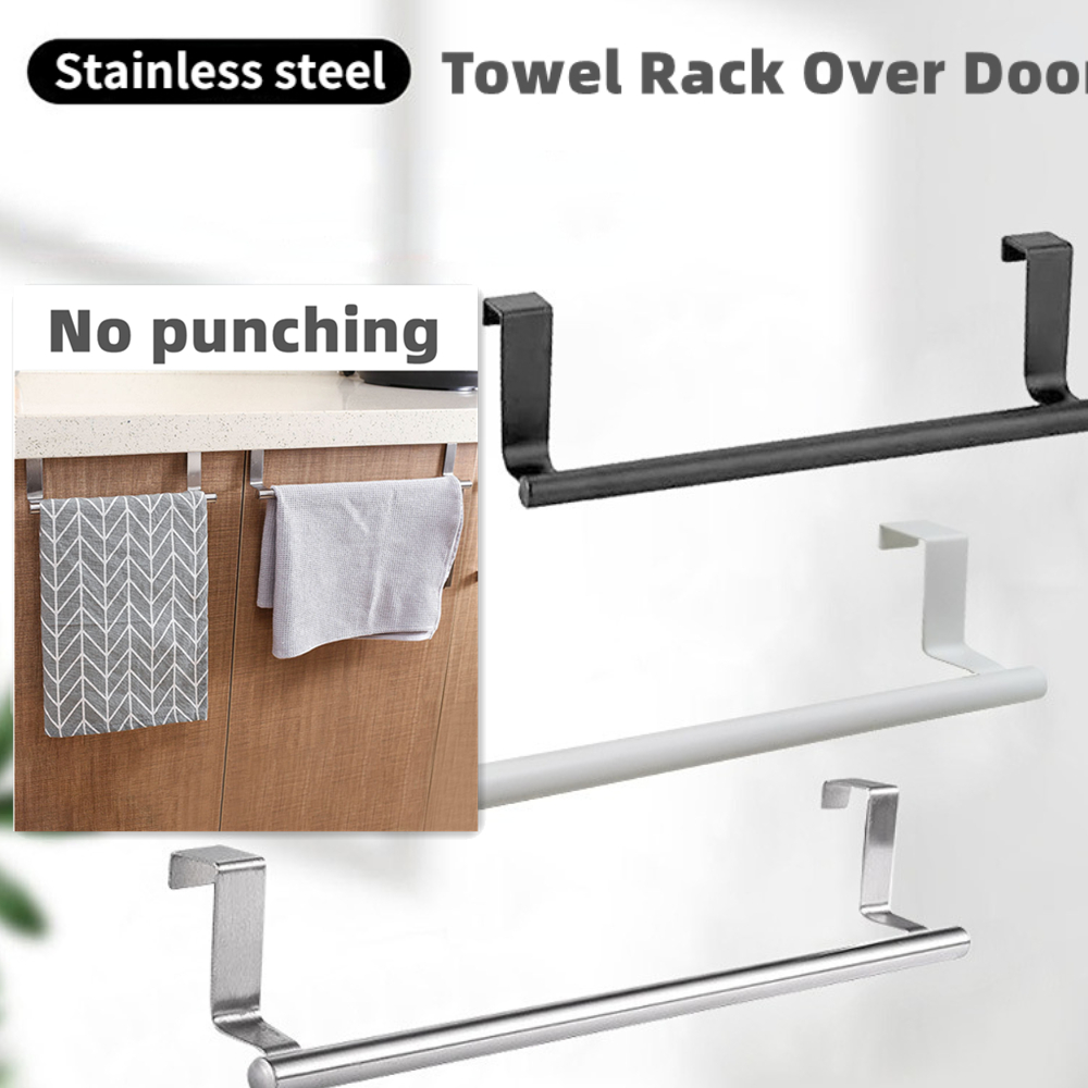 Commercial Kitchen Wall Shelves - 1/2Pcs rak handuk di atas pintu