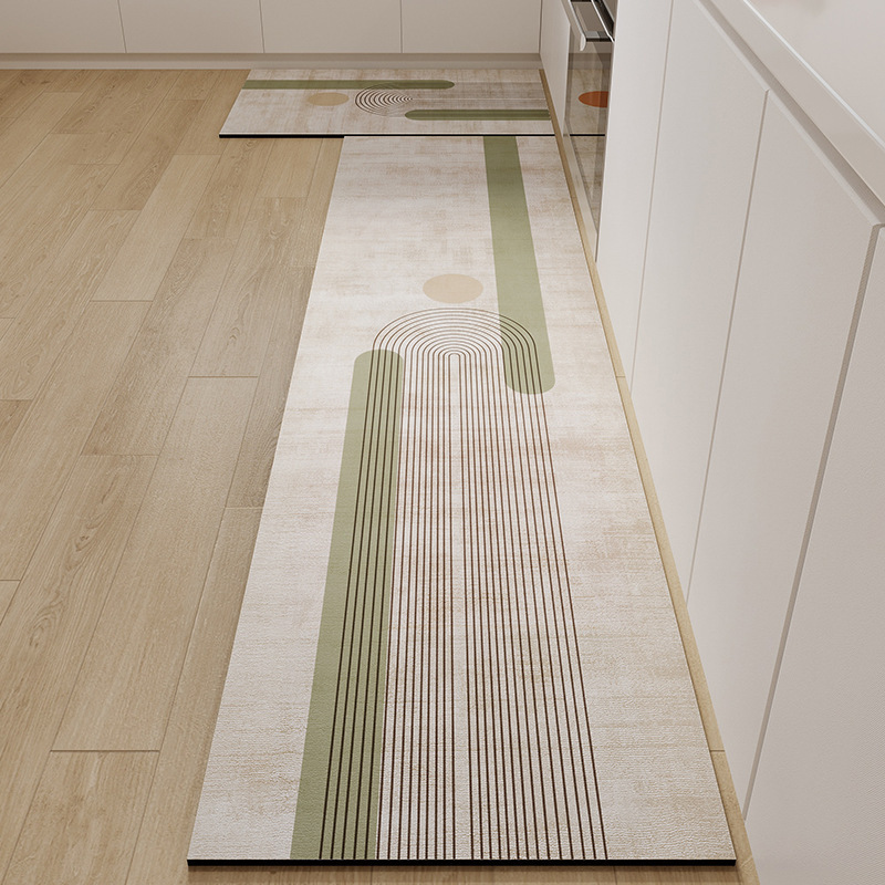 Kitchen Flooring Commercial - Keset tanah diatom geometris minimalis untuk