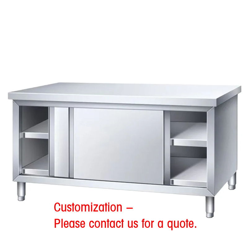 Commercial Kitchen Installation - Meja Kerja Dapur Komersial Pabrik Baru,