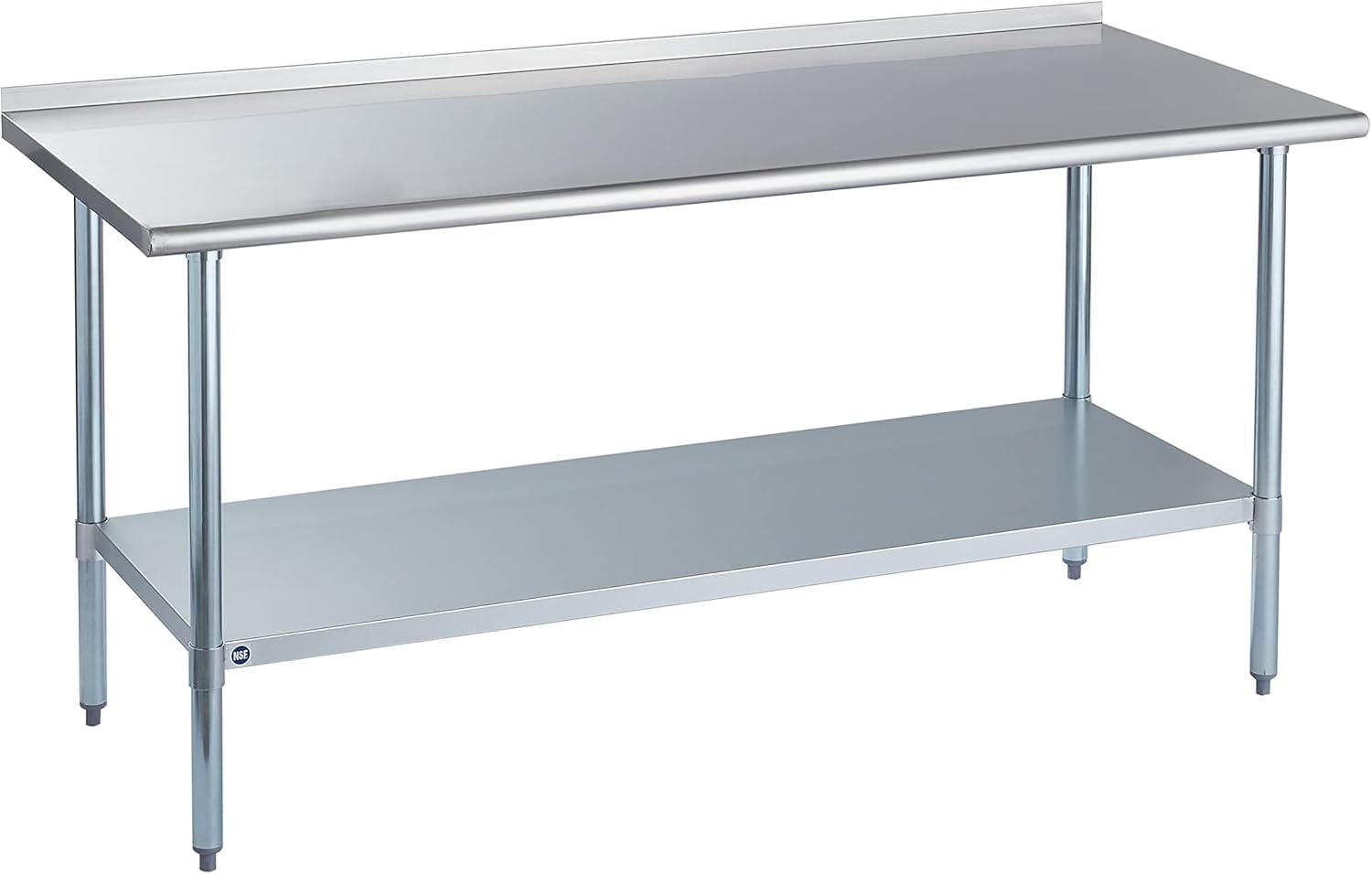 Commercial Kitchen Backsplash - Meja Stainless Steel untuk Persiapan &