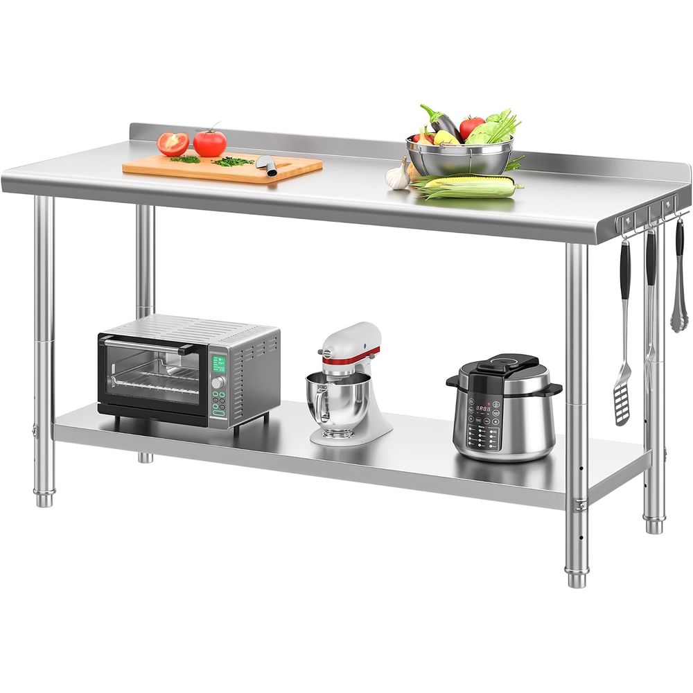 Commercial Kitchen Backsplash - Meja Stainless Steel 60