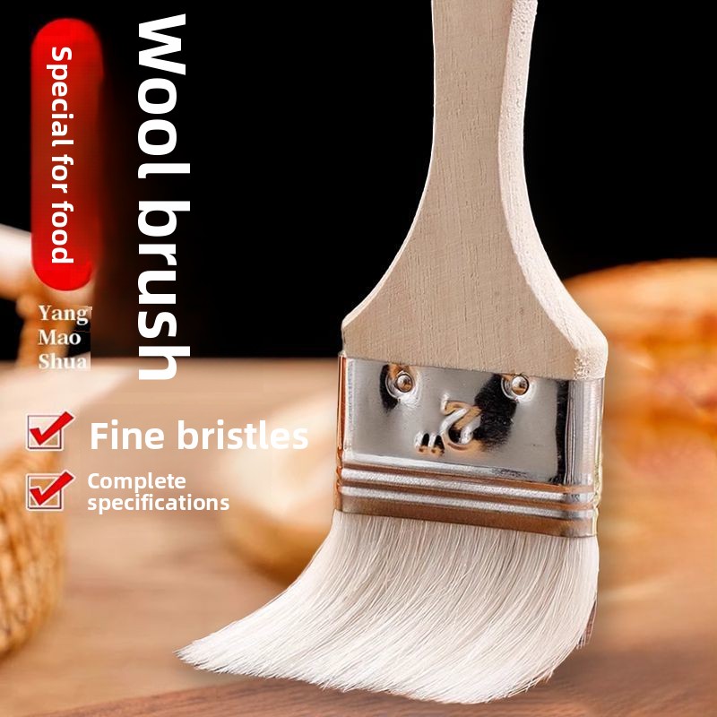 Sikat Wol Gagang Kayu Bulu Lem - Commercial Kitchen Products ulasan dan harga