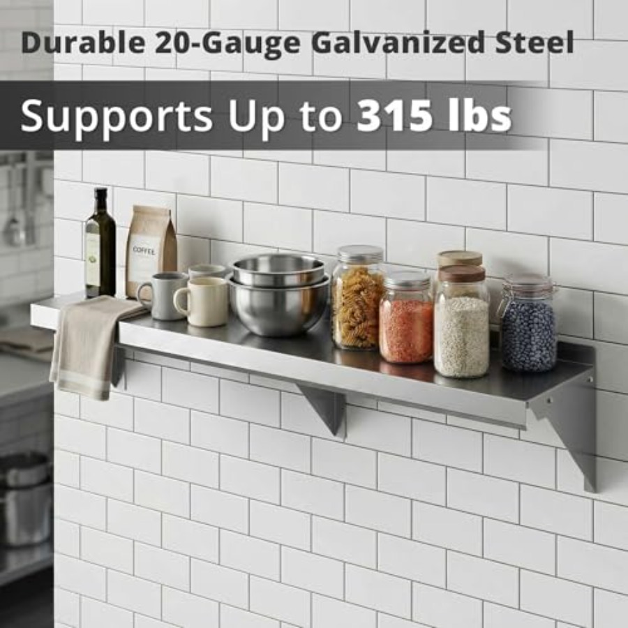 Rak dinding dapur komersial: b - Commercial Kitchen Backsplash ulasan dan harga