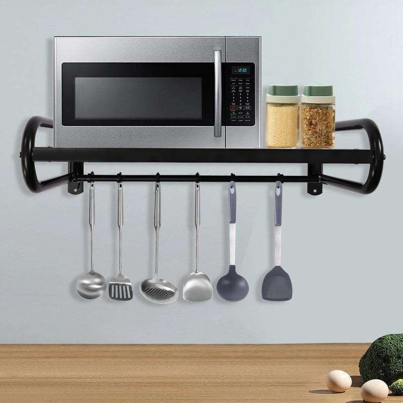 Rak Oven Microwave yang Dipasa - Commercial Kitchen Wall Shelves ulasan dan harga