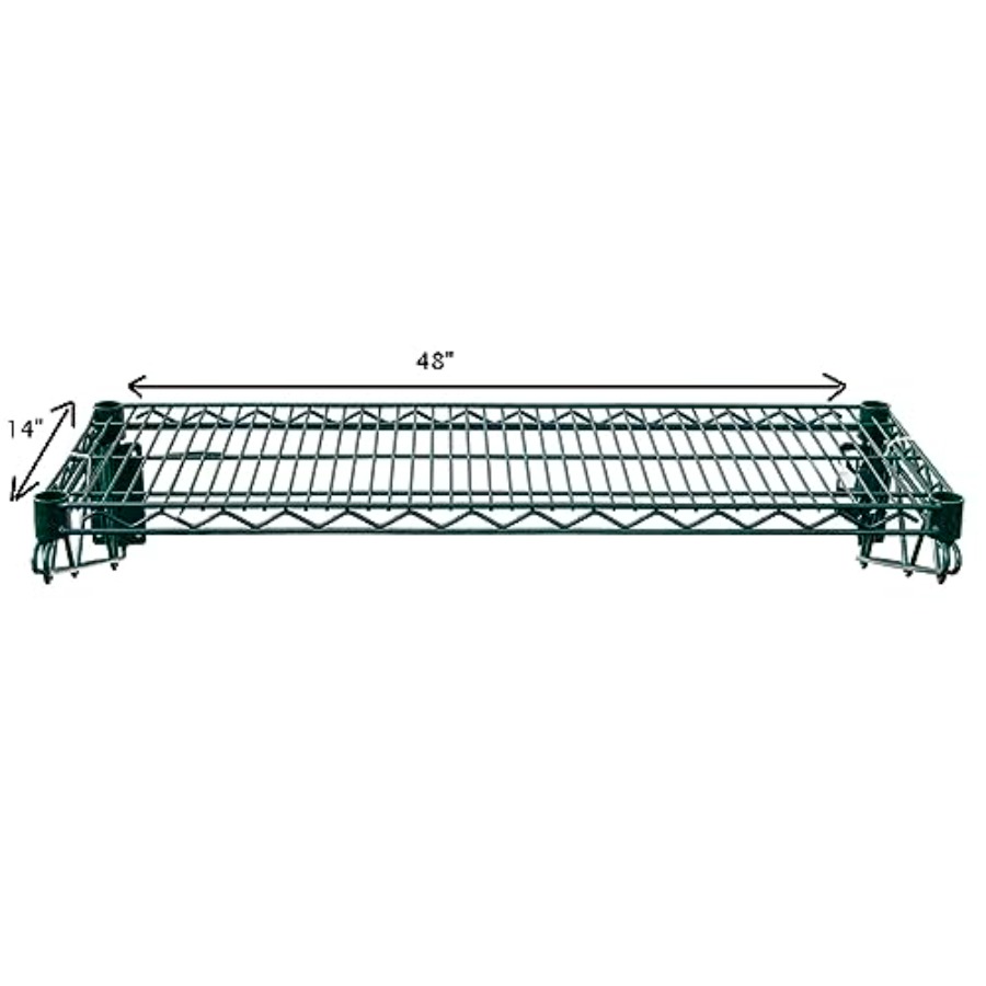 Rak Dinding Kawat Hijau Berlap - Commercial Kitchen Wall Shelves ulasan dan harga