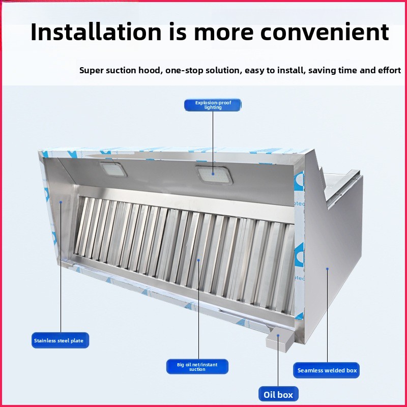 Penghisap asap dapur komersial - Commercial Kitchen Installation ulasan dan harga