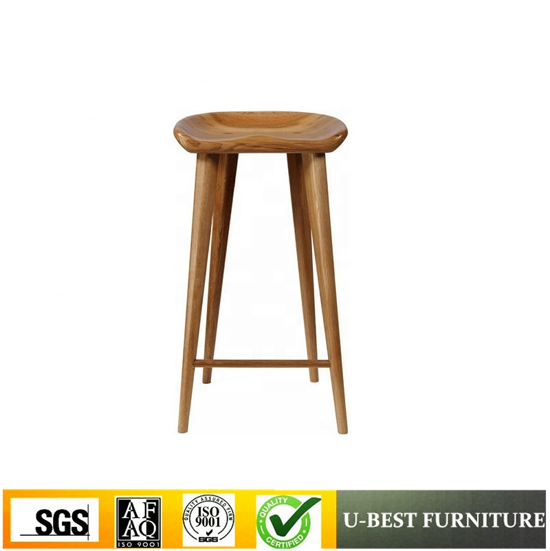 Kursi Bar Kayu Solid Gaya Amer - Commercial Kitchen Interior Design ulasan dan harga