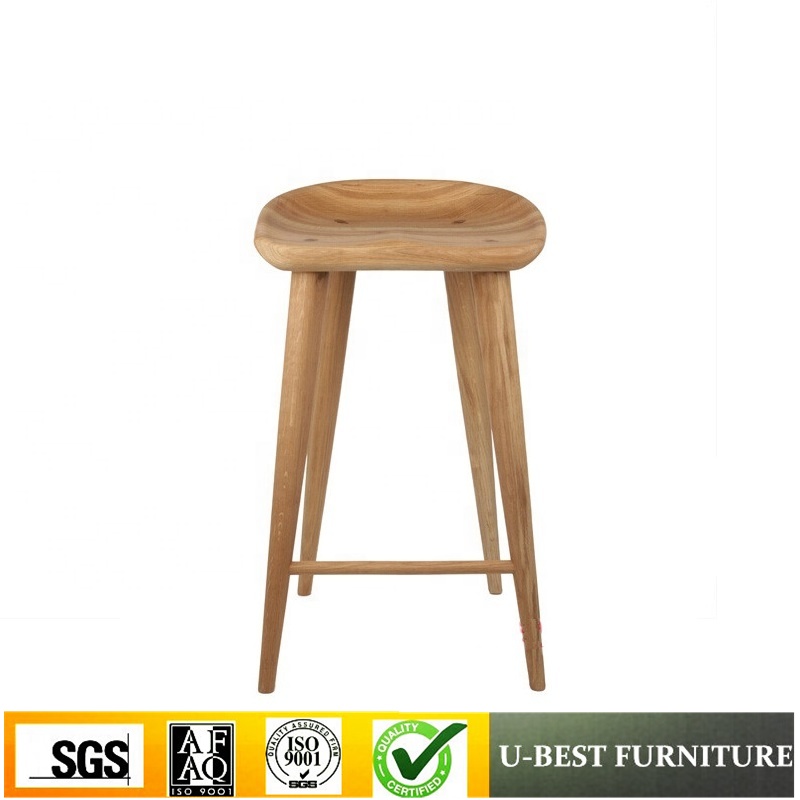 Kursi Bar Kayu Solid Gaya Amer - Commercial Kitchen Interior Design ulasan dan harga