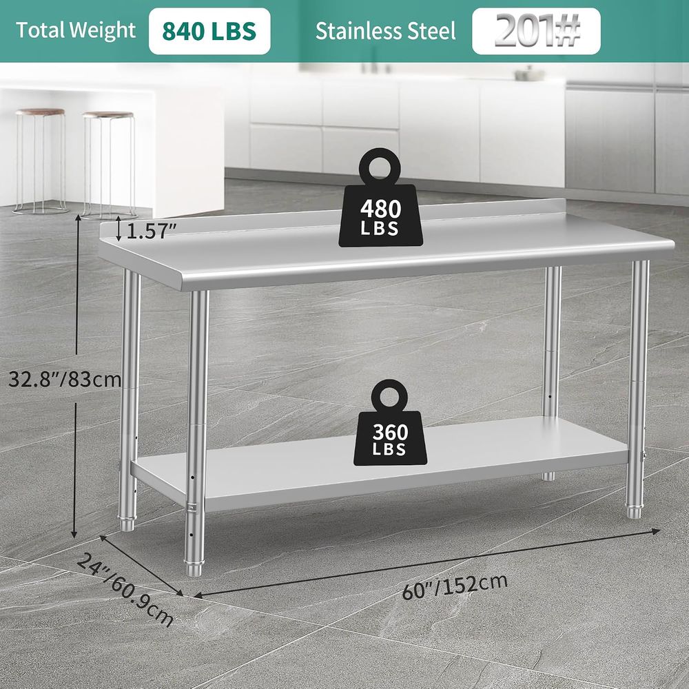 Meja Stainless Steel 60
