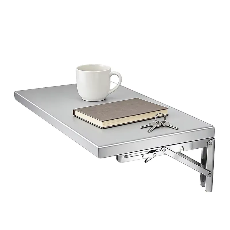 Rak Lipat Logam Stainless Stee - Commercial Kitchen Wall Shelves ulasan dan harga