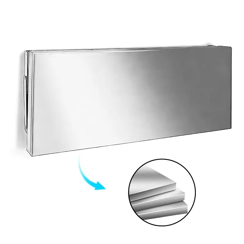 Rak Lipat Logam Stainless Stee - Commercial Kitchen Wall Shelves ulasan dan harga